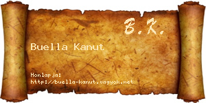 Buella Kanut névjegykártya